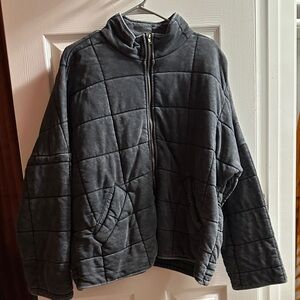 Forever 21 Men's Charcoal Puffer Jacket